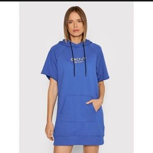 DKNY Sport hoodie t Shirt dress NEW WITH TAGS